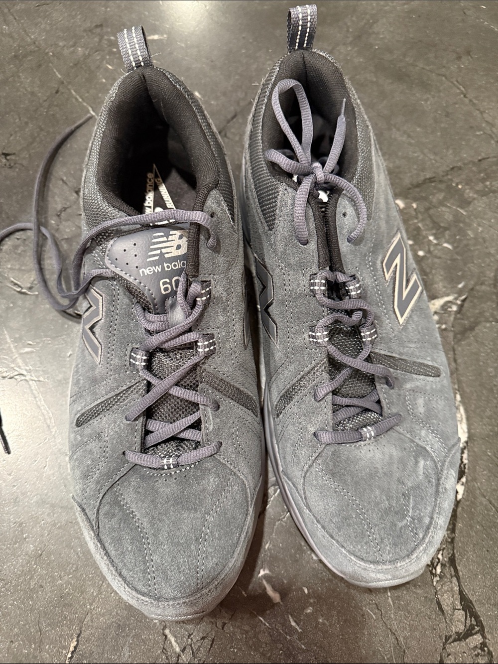 New Balance Men’s Gray Suede Sneakers - 608 Style